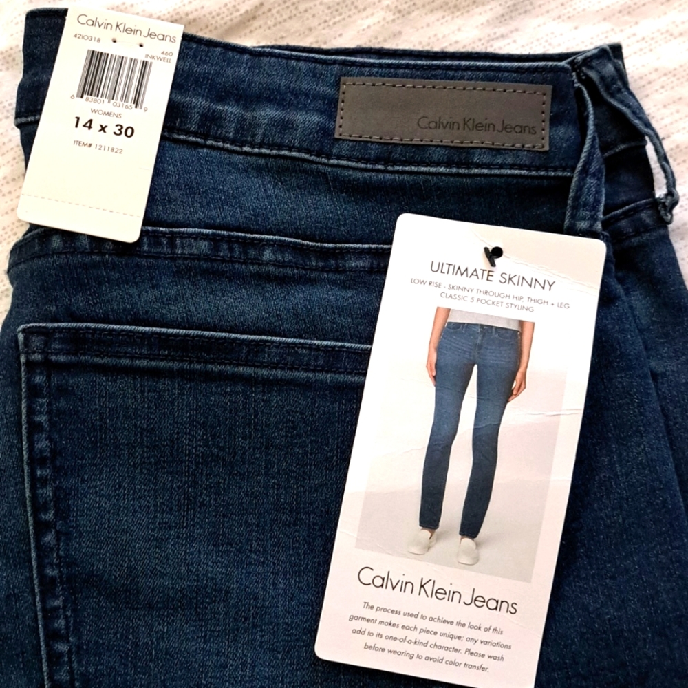 Calvin Klein Ultimate Skinny Jeans 14x30